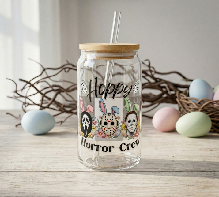 Hoppy Horror Crew Sipper Glass