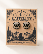 Warriors Stud Earrings – Handmade Game Day Team Earrings” as the page title and “Handmade Warriors stud earrings available in small and large sizes. Lightweight team spirit earrings perfect for football moms, game days, gifts and Warriors fans